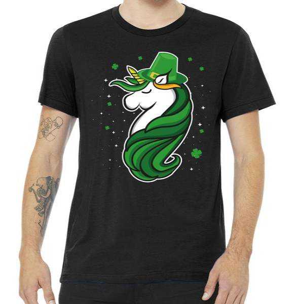 St. Patrick's Day Unicorn tee shirt