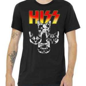 Hiss Music Cat Band tee shirt