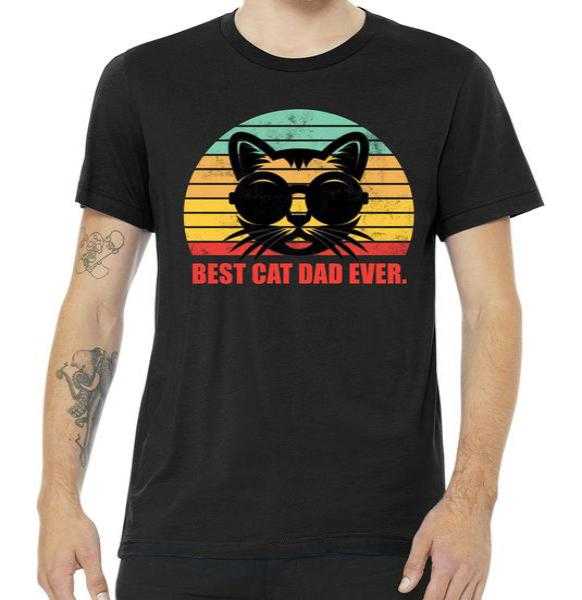 Best Cat Ever - Retro Vintage tee shirt