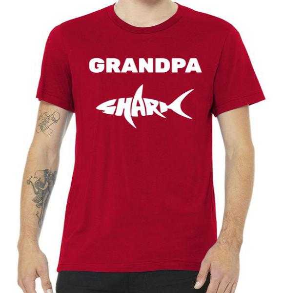 Grandpa Shark tee shirt