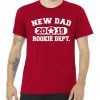 New Dad 2019 Rookie Dept Distressed tee shirt
