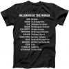 Religions Of The World tee shirt