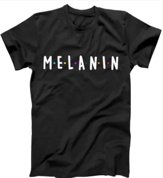 Melanin Logo tee shirt