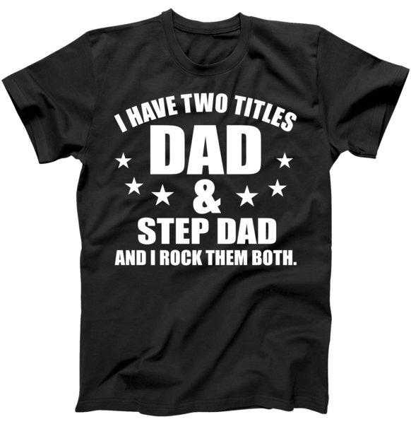 Step Dad Rocks tee shirt
