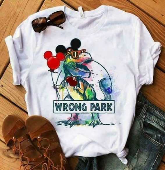 Wrong Park Tee Shirt for adult men and women.It feels soft and lightweight.