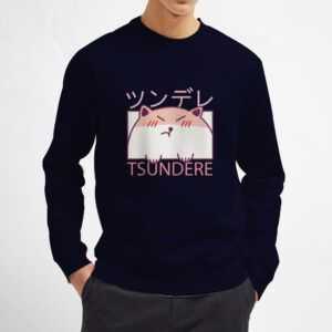 Tsundere-Cat-Sweatshirt-Unisex-Adult-Size-S-3XL