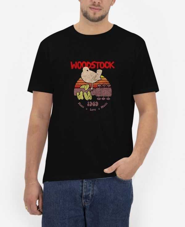 Bird-&-Guitar-Woodstock-T-Shirt-For-Women-and-Men-S-3XL