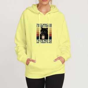 Black-Cat-Thats-What-I-Do-I-Drink-Coffee-Yellow-Hoodie