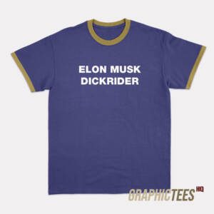 Elon Musk Dickrider Ringer T-Shirt