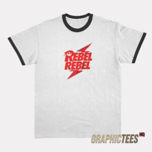 Rebel Rebel David Bowie Star Wars Ringer T-Shirt