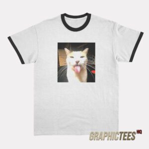 Bleh Cat Meme Ringer T-Shirt