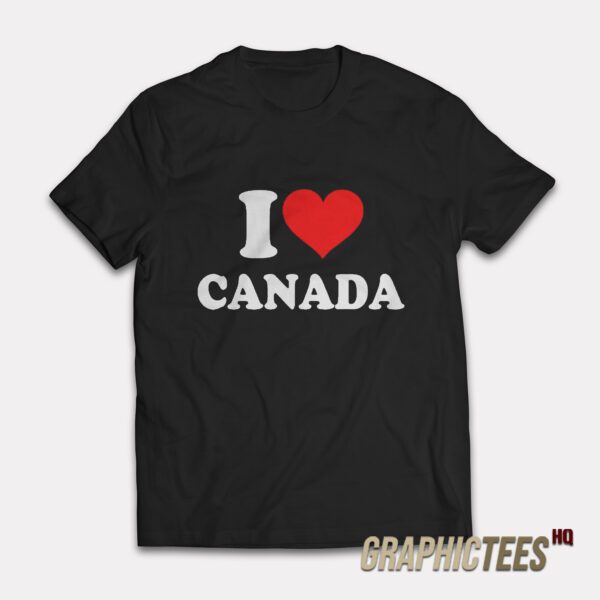 Elon Musk I Love Canada T-Shirt