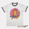 Garfield Armed And Dangerous Ringer T-Shirt